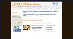 Desktop Screenshot of cubitstorage.com